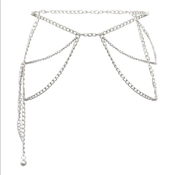 Layered Design Body Chain silver - Picture 3 of 8